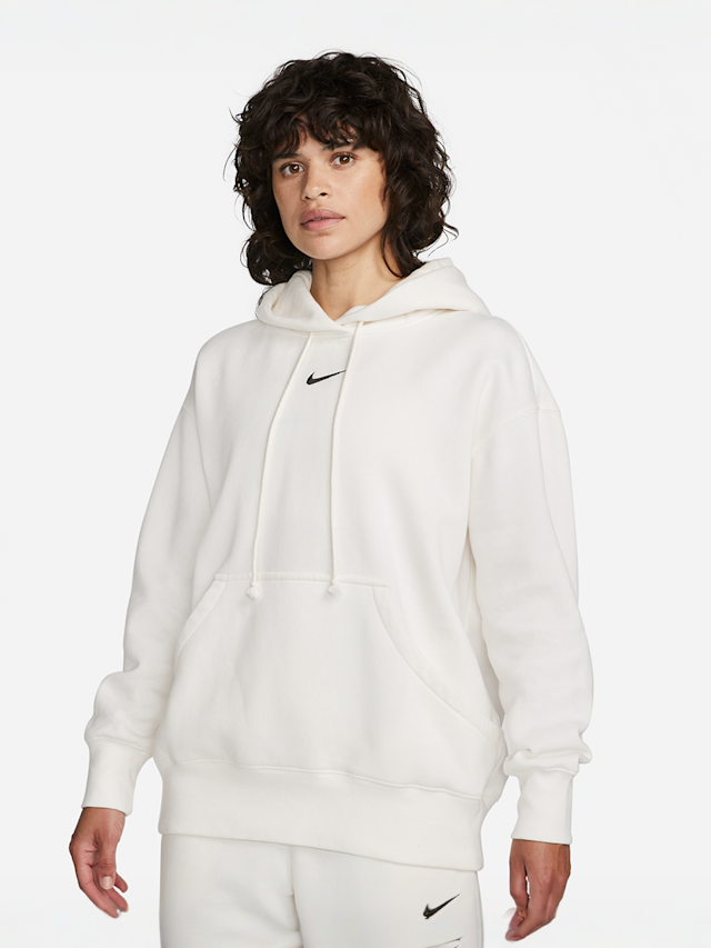 Nike, Sportswear Phoenix Fleece Women's Oversized Pullover Hoodie, biały, Obraz 1 z 5