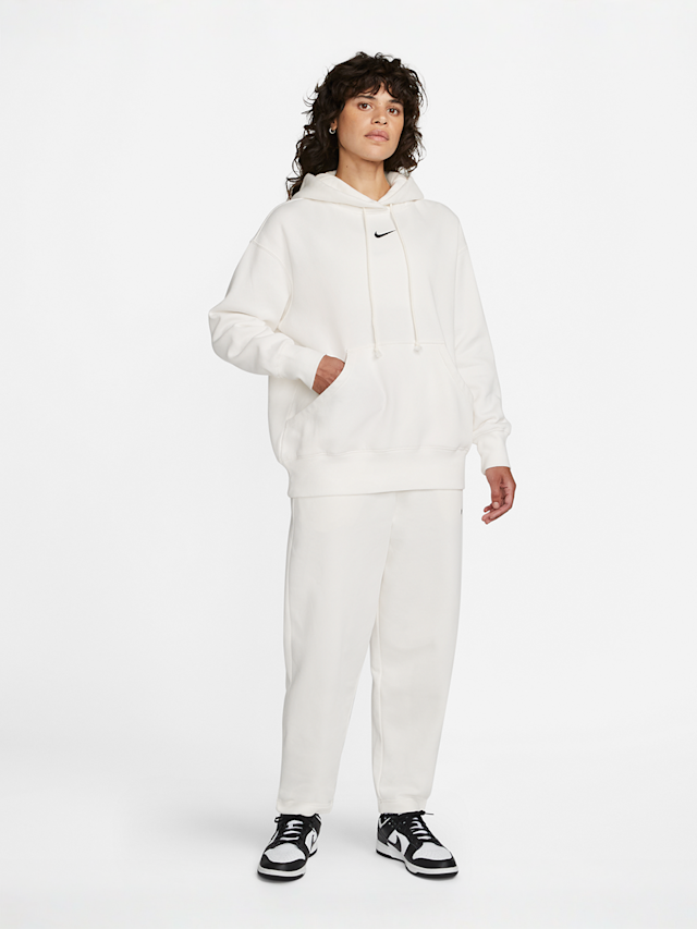 Nike, Sportswear Phoenix Fleece Women's Oversized Pullover Hoodie, biały, Obraz 5 z 5