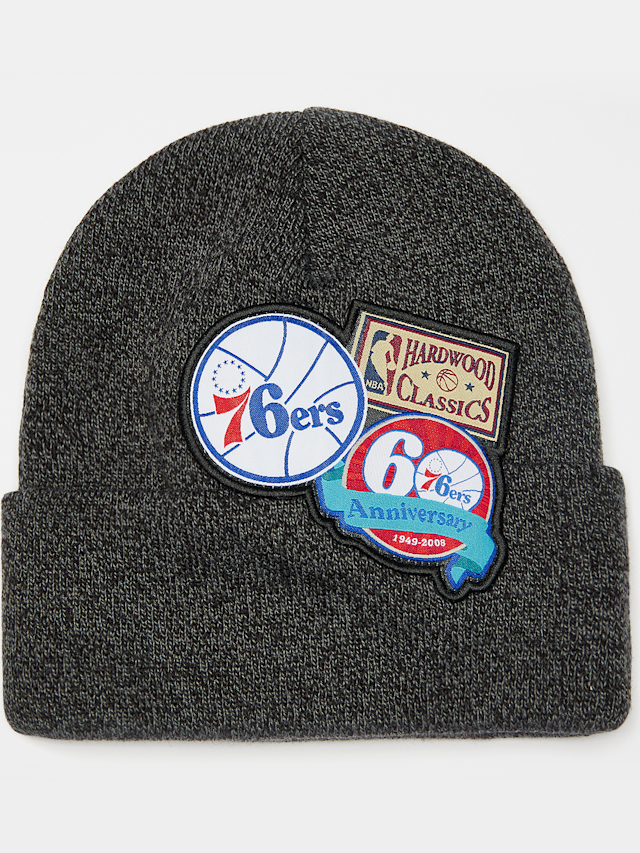 Mitchell & Ness, NBA XL Logo Patch Knit HWC New York Knicks, czarny, Obraz 1 z 2