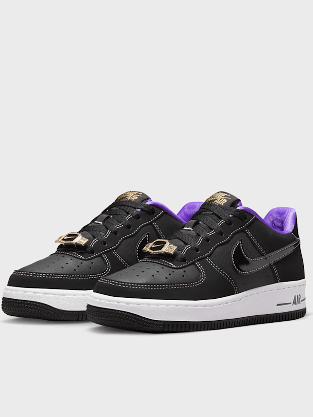 Nike, Air Force 1 LV8 (GS), zwart, Afbeelding 4 van 8