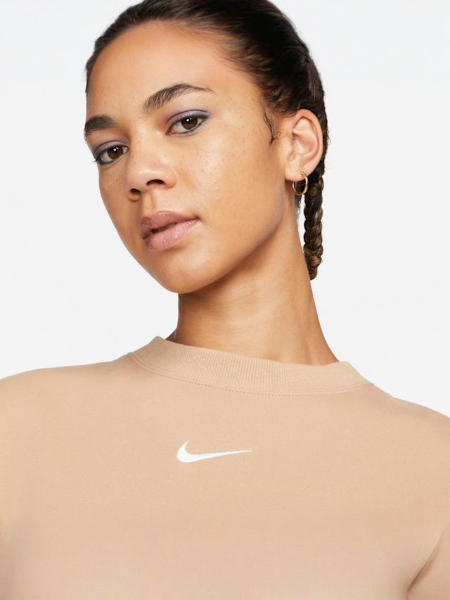 Nike, Sportswear Phoenix Fleece Crewneck, brown, Image 3 of 5