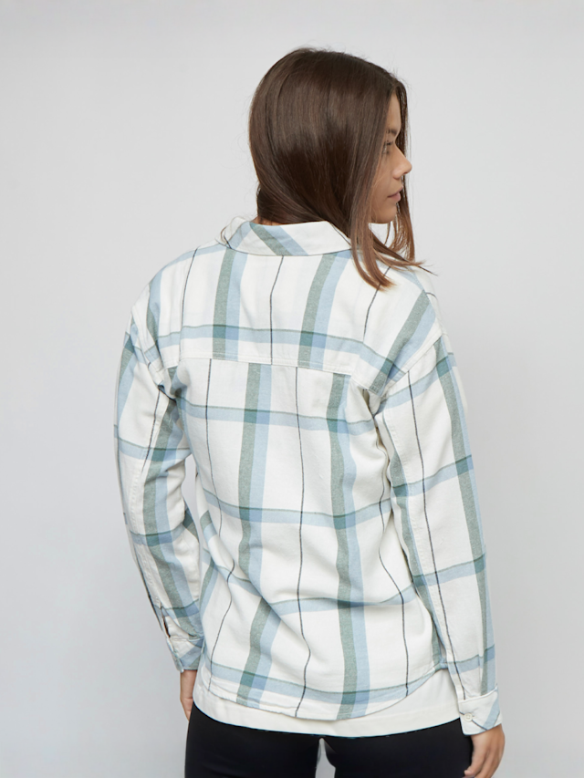 Vans, Tori Plaid LS Shirt, wit, Afbeelding 2 van 5
