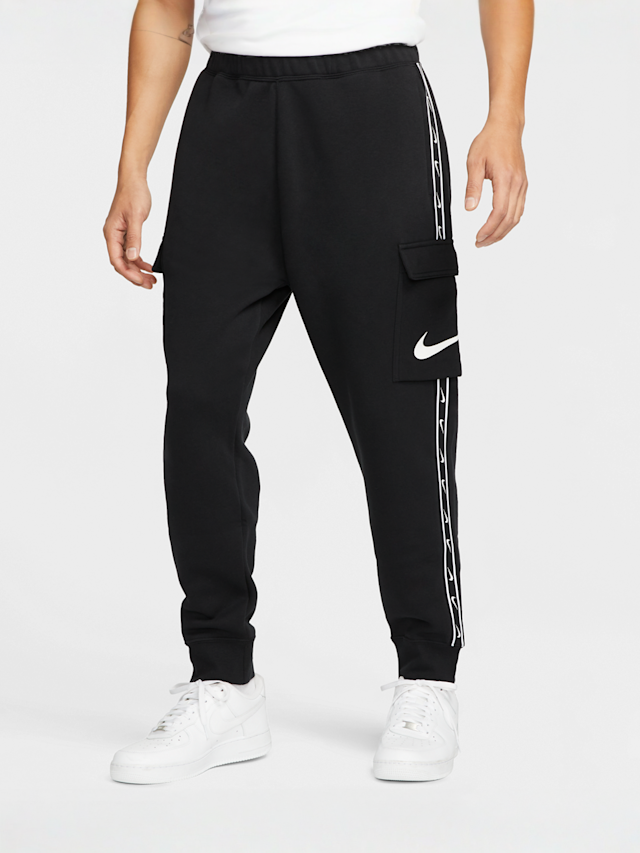 Nike, Sportswear Repeat Fleece Cargo Pants, zwart, Afbeelding 1 van 5