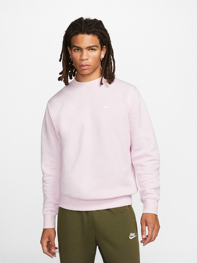 Nike, Sportswear Club Fleece Crew, light pink, Image 1 of 5