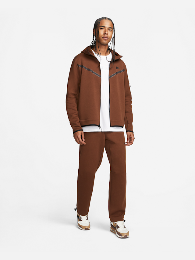 Nike, Sportswear Tech Fleece Full-Zip Hoodie, bruin, Afbeelding 7 van 8