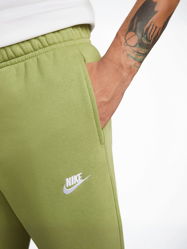 Nike, Sportswear Club Fleece Joggers, groen, Afbeelding 3 van 7