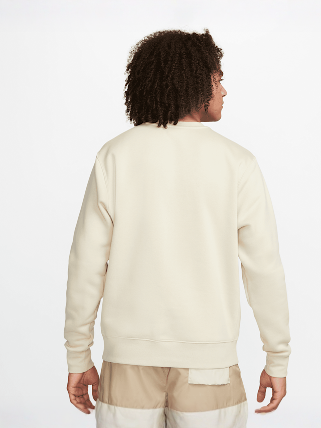Nike, Sportswear Club Fleece Crew, beige, Image 2 of 5