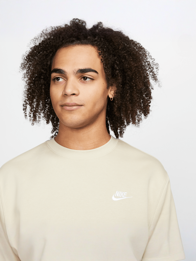 Nike, Sportswear Club Fleece Crew, beige, Image 3 of 5