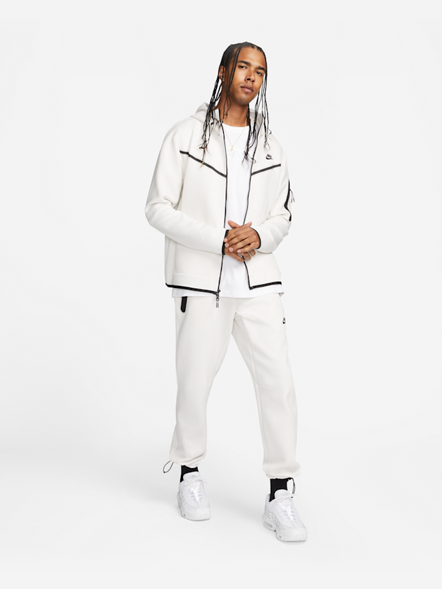 Nike, Sportswear Tech Fleece Full-Zip Hoodie, beige, Afbeelding 7 van 8