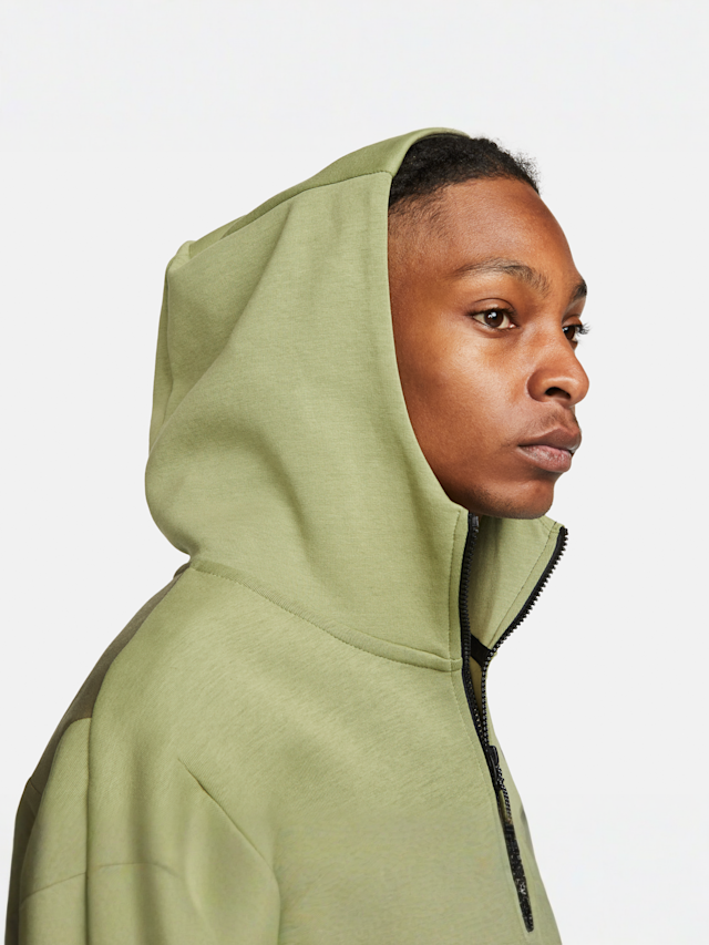 Nike, Sportswear Tech Fleece Full-Zip Hoodie, beige, Afbeelding 4 van 7