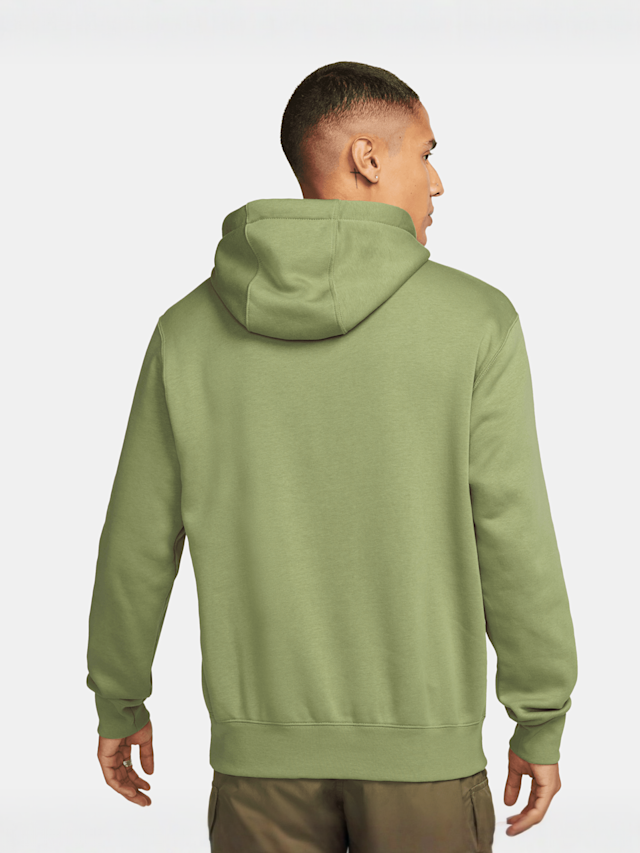 Nike, Sportswear Club Fleece Hoodie, green, Image 2 of 5