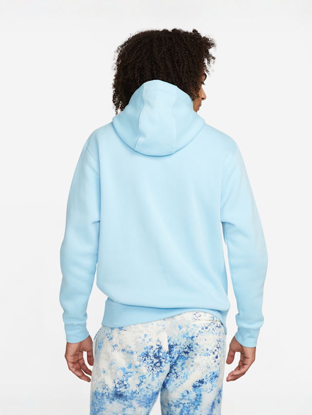 Nike, Sportswear Club Fleece Hoodie, blue, Image 2 of 5