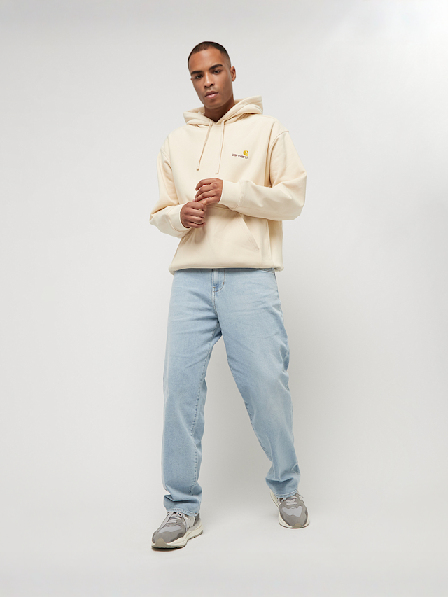 Carhartt WIP, Hooded American Script Sweatshirt, beige, Image 4 of 6