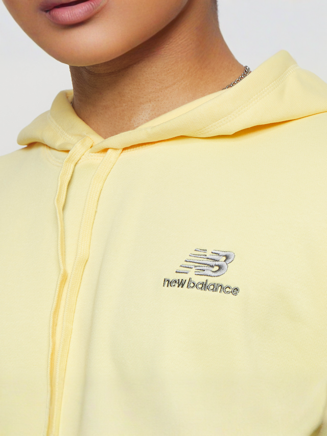 New Balance, Essentials Uni-Ssentials Po Hoodie (730), geel, Afbeelding 3 van 5
