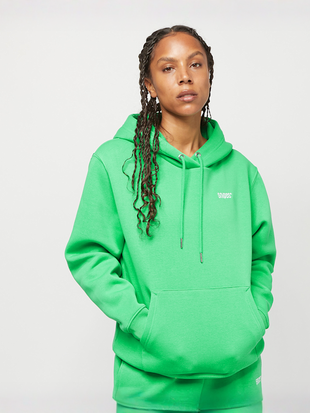 SNIPES, Small Logo Essential Hoodie, green, Image 1 of 5