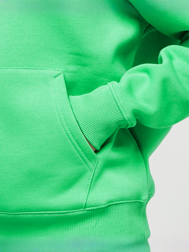 SNIPES, Small Logo Essential Hoodie, green, Image 4 of 5