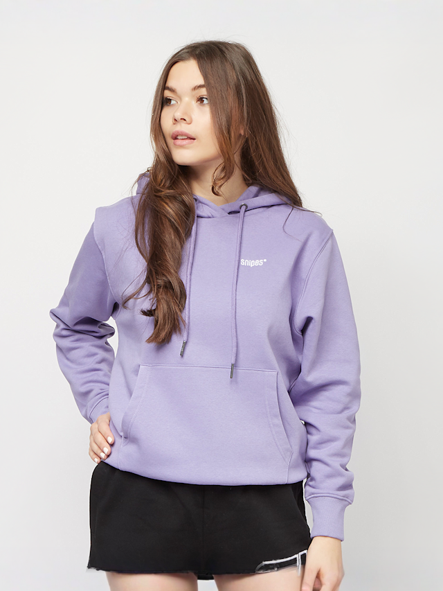 SNIPES, Small Logo Essential Hoodie, purple, Image 1 of 5