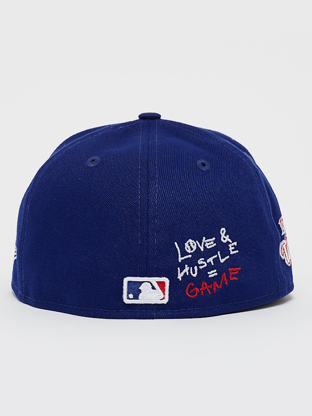 New Era, Team Heart 5950 10112 Losdod Otc Los Angeles Dodgers, blauw, Afbeelding 2 van 4