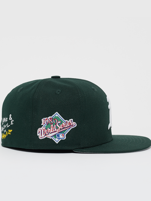 New Era, Team Heart 5950 10112 Oakath Otc Oakland Athletics, groen, Afbeelding 4 van 4