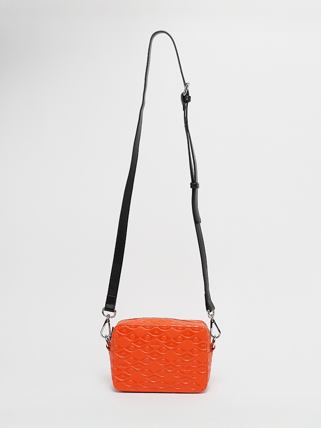 PEQUS, Astéria Messenger Bag Embossed, oranje, Afbeelding 5 van 5
