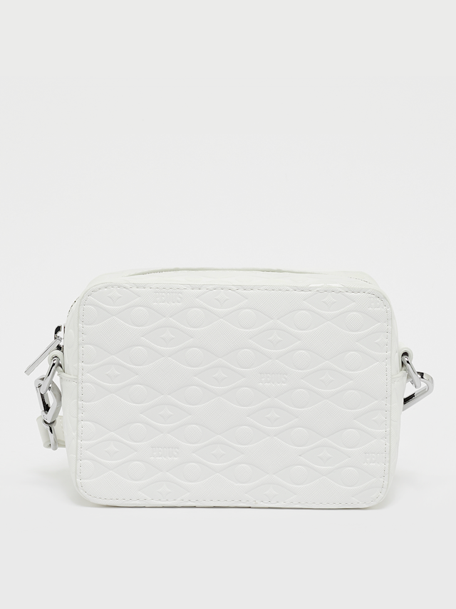 PEQUS, Astéria Messenger Bag Embossed, wit, Afbeelding 1 van 5