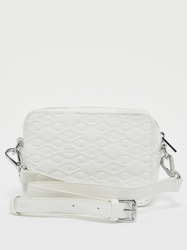 PEQUS, Astéria Messenger Bag Embossed, wit, Afbeelding 3 van 5
