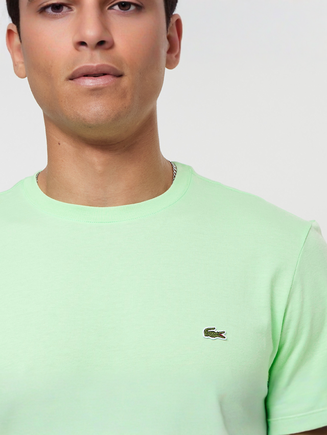 Lacoste, T-Shirt ivory, zielony, Obraz 3 z 5