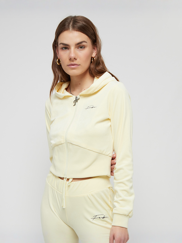 FUBU, Signature Velours Zip Hoodie, multicolor, Afbeelding 1 van 5