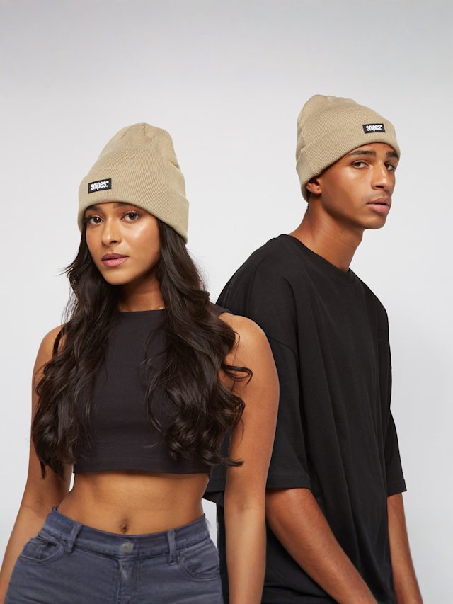 SNIPES, Woven Label Beanie, blue, Image 3 of 3