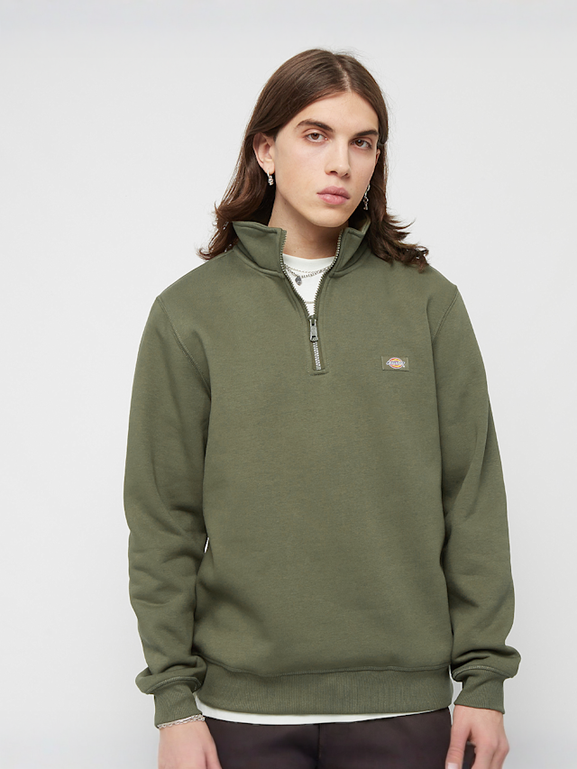 Dickies, Oakport Quartar Zip, green, Image 1 of 4