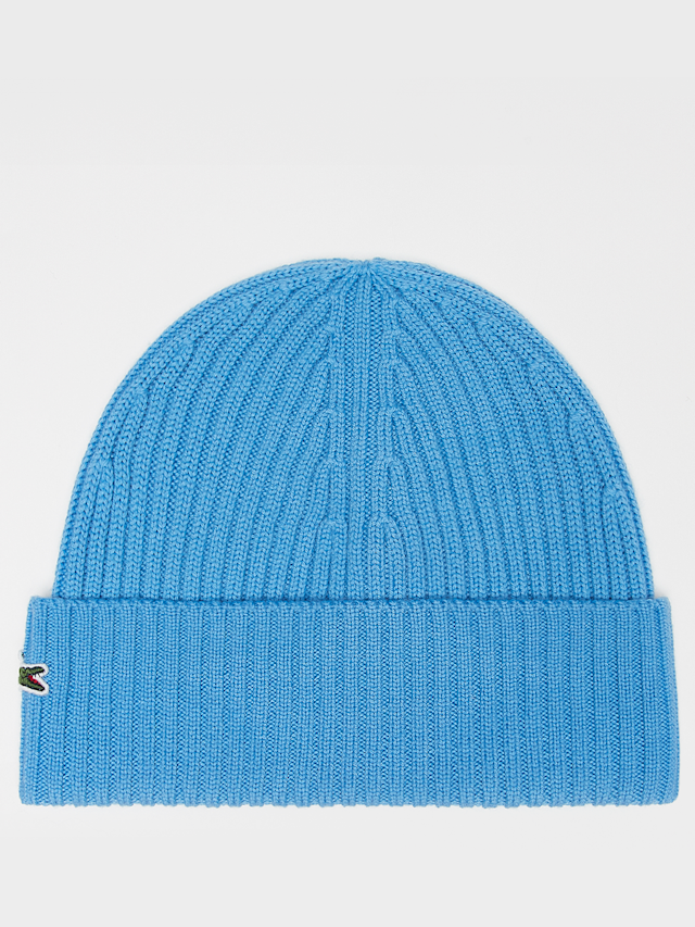 Lacoste, Knitted Cap, blue, Image 1 of 3