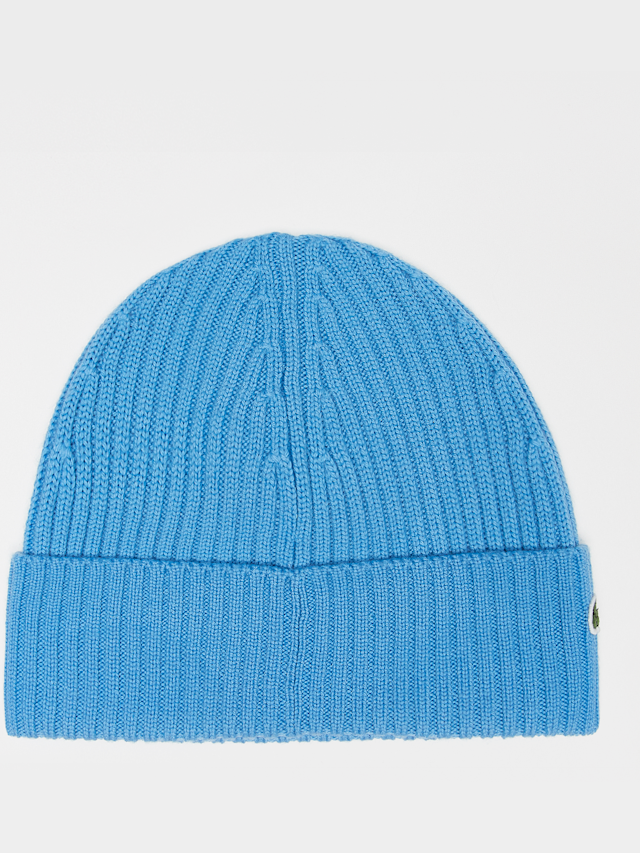Lacoste, Knitted Cap, blue, Image 2 of 3