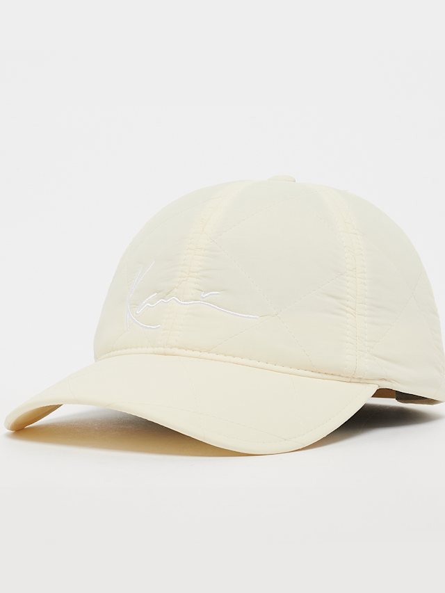 Karl Kani, Signature Quilted Cap, beige, Afbeelding 1 van 4