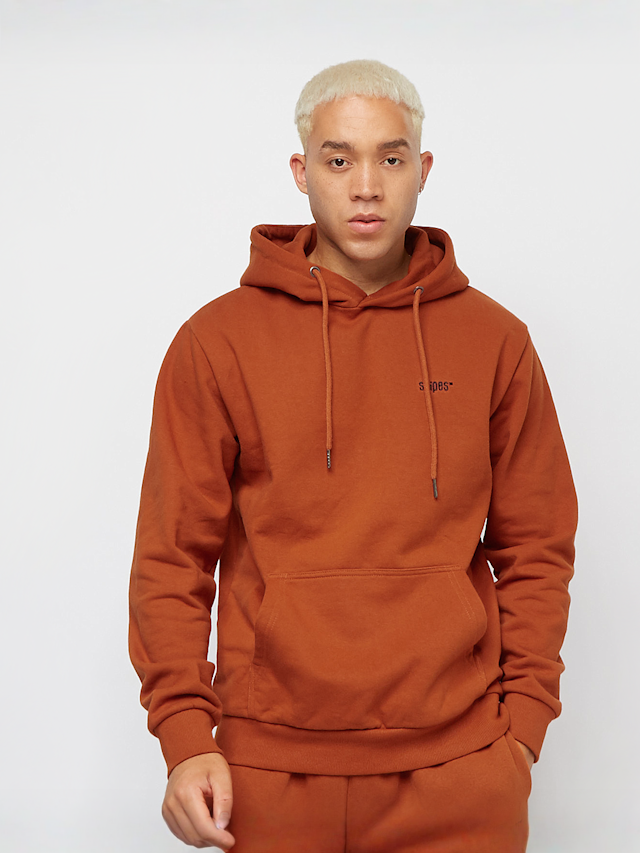 SNIPES, Small Logo Essential Hoodie, brown, Image 1 of 5