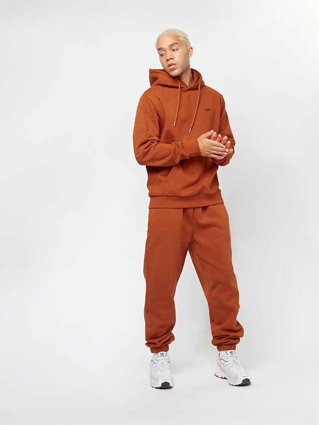 SNIPES, Small Logo Essential Hoodie, brown, Image 4 of 5