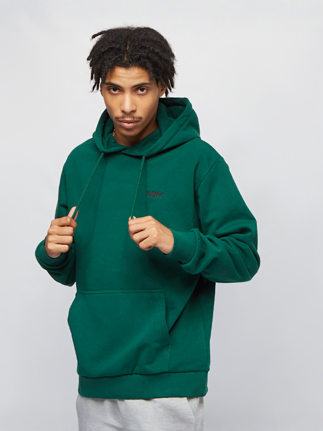SNIPES, Small Logo Essential Hoodie, green, Image 1 of 5