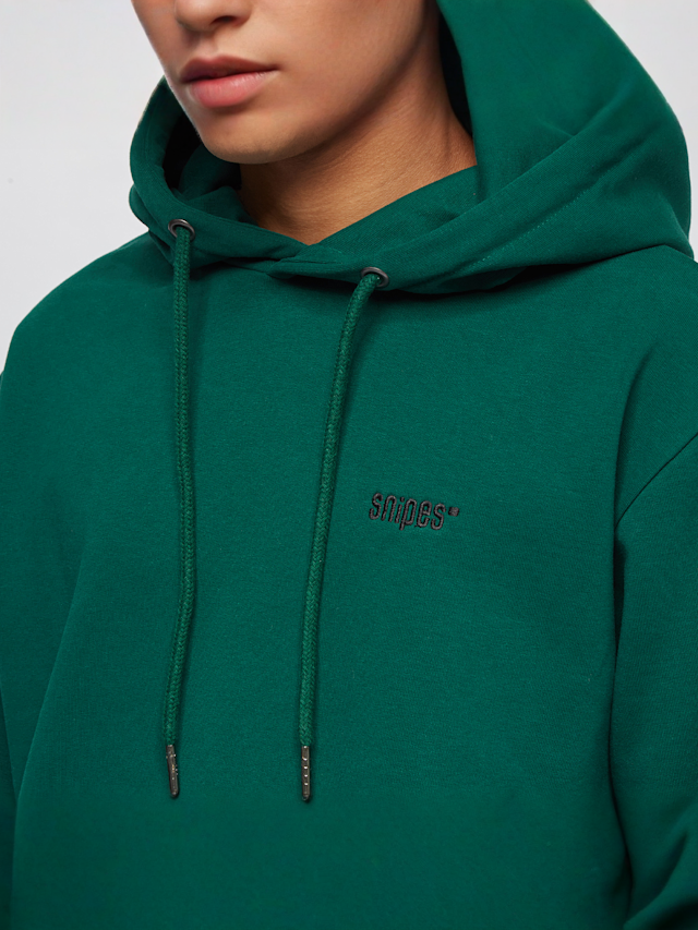 SNIPES, Small Logo Essential Hoodie, green, Image 3 of 5