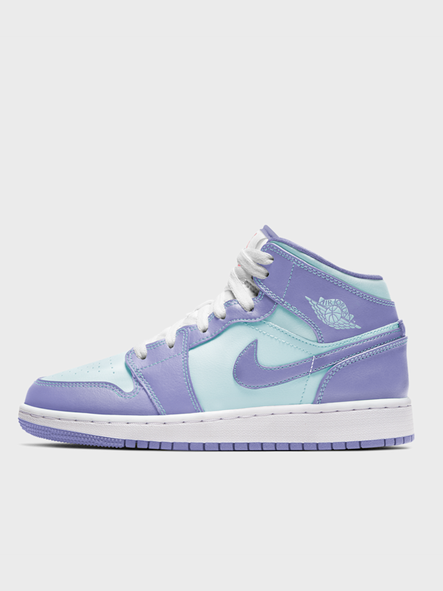 Jordan, Air Jordan 1 Mid purple pulse/arctic punch/glacier blue, black, Image 1 of 4
