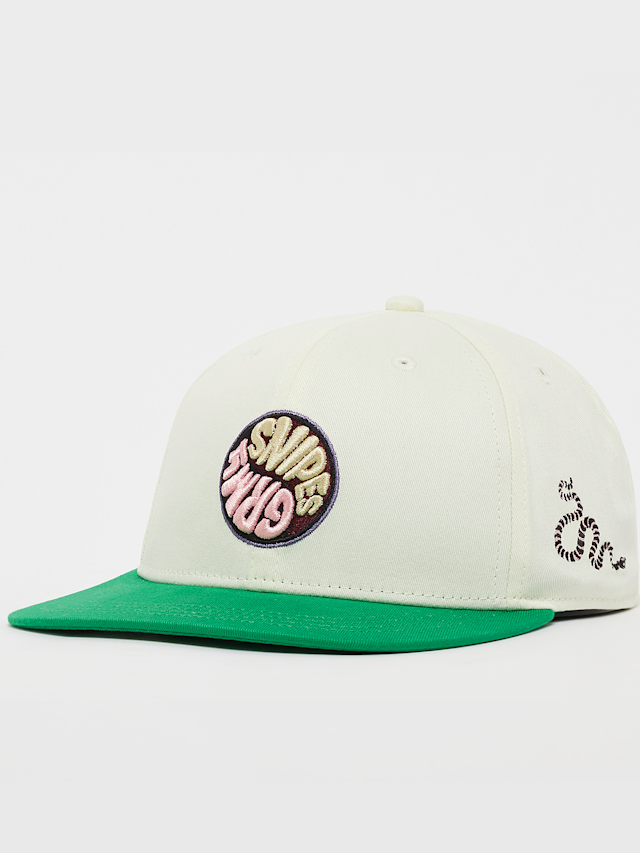 Grimey, Snipes x Grmy True Roots Snapback Cap, wit, Afbeelding 1 van 5
