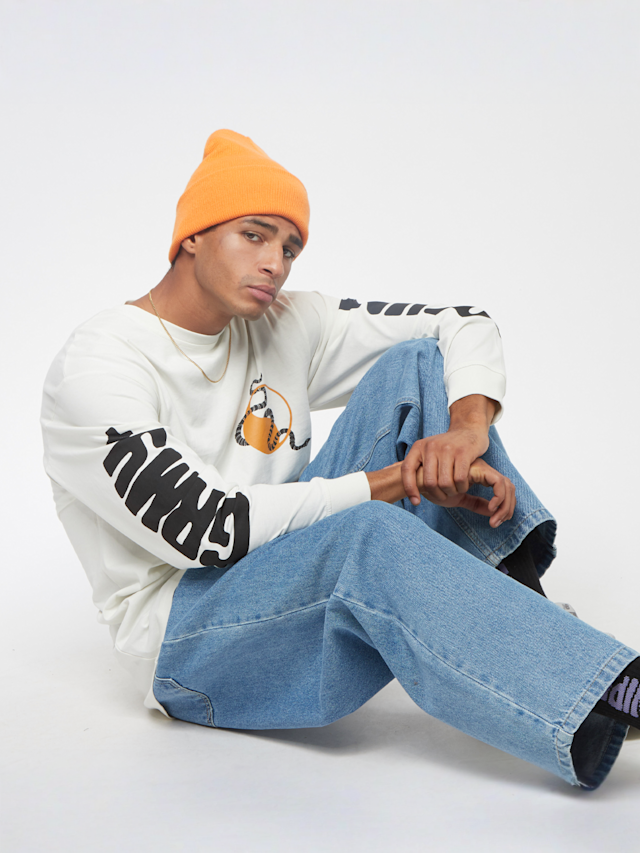 Grimey, Snipes x Grmy True Roots Long Sleeve Tee, wit, Afbeelding 1 van 7