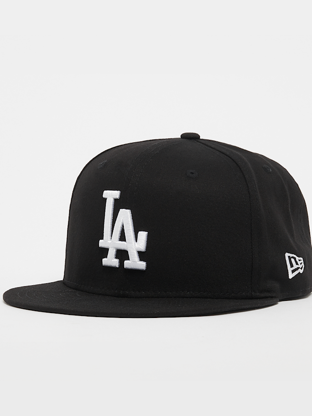 New Era, 59Fifty Side Patch MLB Los Angeles Dodgers, zwart, Afbeelding 1 van 4
