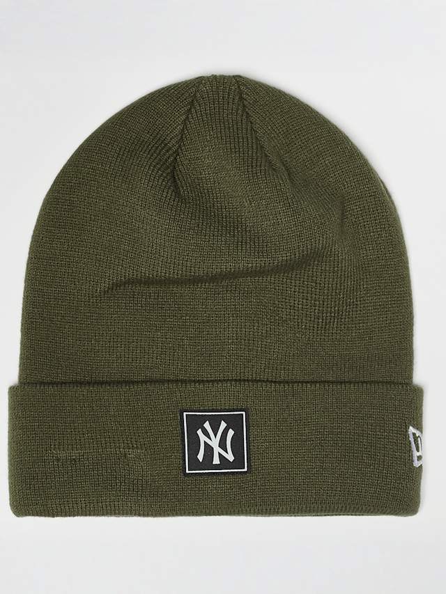 New Era, Team Cuff Beanie MLB New York Yankees, groen, Afbeelding 1 van 3