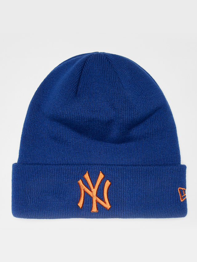 New Era, League Essential Cuff Beanie MLB New York Yankees, niebieski, Obraz 1 z 2