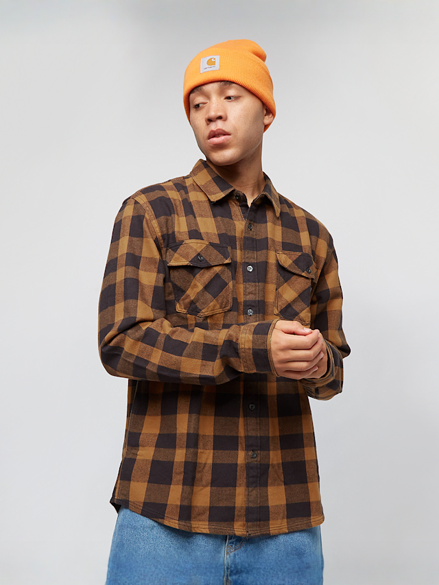 Vintage Industries, Globe Heavyweight Shirt, geel, Afbeelding 1 van 4