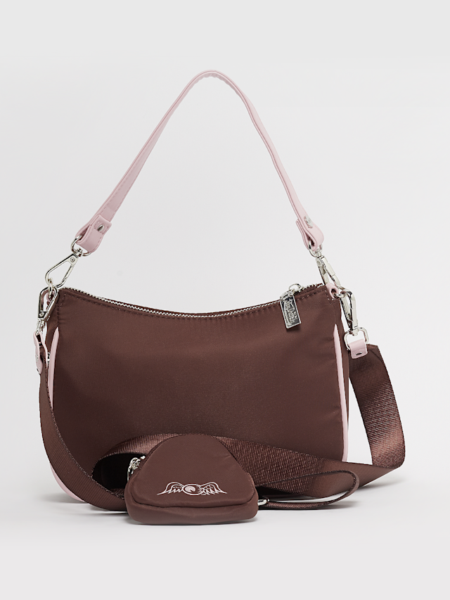 Von Dutch Originals, Kacey Nylon Crossbody Bag, brown, Image 4 of 6