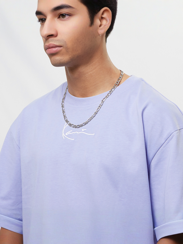 Karl Kani, Small Signature Essential Tee, purple, Image 3 of 4