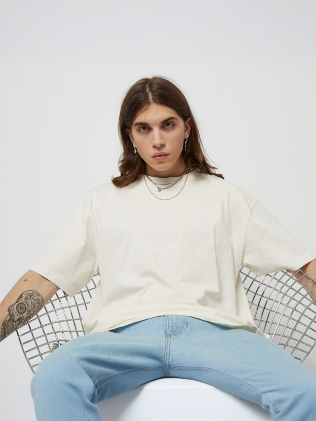 Karl Kani, Small Signature Essential Tee, biały, Obraz 1 z 5