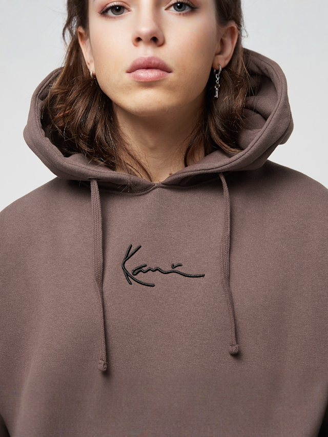Karl Kani, Small Signature Essential Hoodie, brown, Image 3 of 5