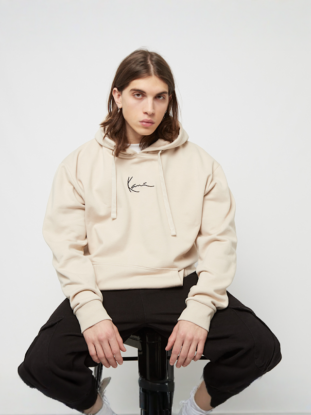 Karl Kani, Small Signature Essential Hoodie, beige, Afbeelding 1 van 5