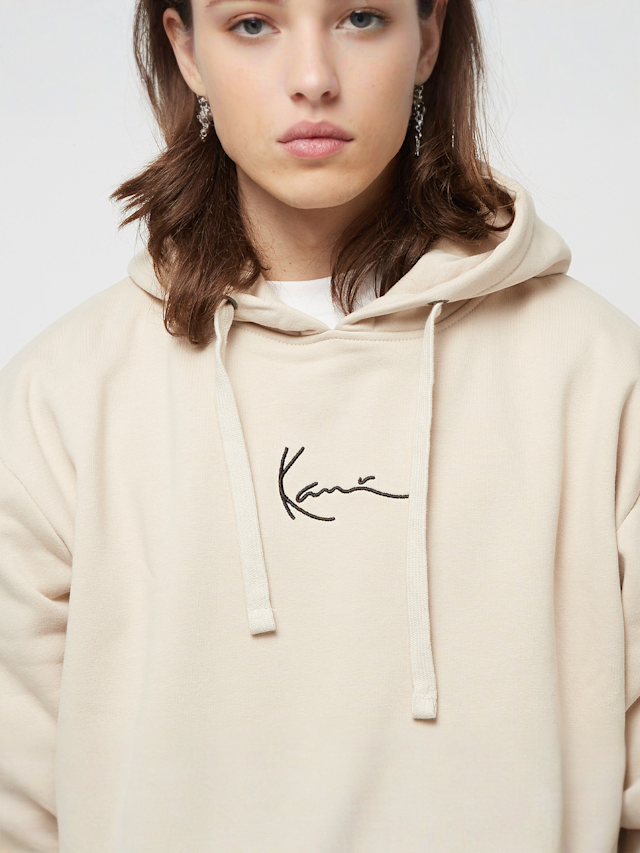 Karl Kani, Small Signature Essential Hoodie, beige, Afbeelding 3 van 5